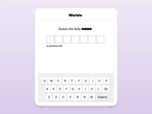 Worble game preview